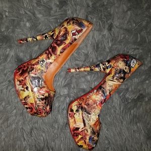 Custom made Wonder Woman Heels